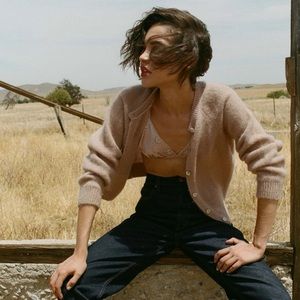 Dôen Petra cardigan in clay